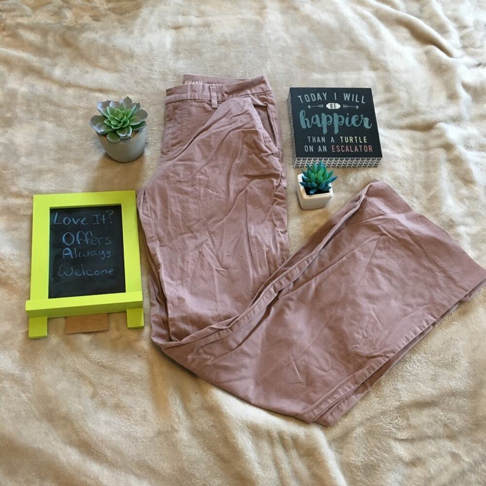 GAP Size 0R Perfect Khaki Brown/Purple Pants